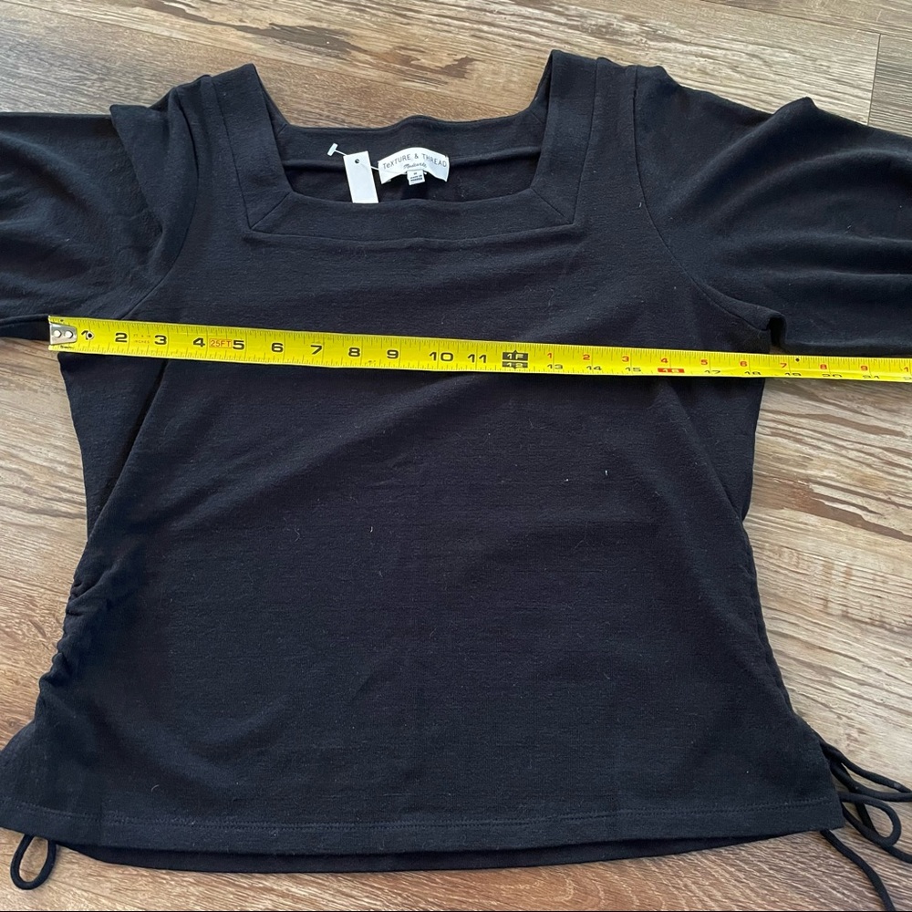 Madewell Texture And Thread Top M - image 8